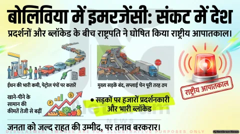 बोलिविया में बढ़ा राजनीतिक संकट, विरोध प्रदर्शनों के बीच देश में आपातकाल लागू