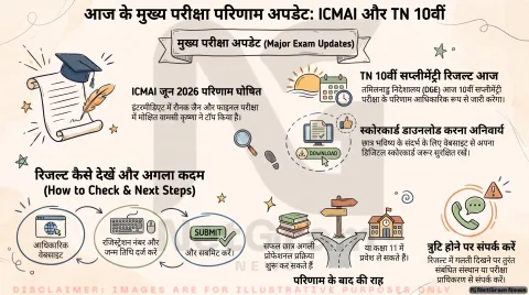ICMAI June 2026 & TN 10th Supplementary Result Alert: डायरेक्ट लिंक एक्टिवेट; तुरंत दर्ज करें रजिस्ट्रेशन नंबर