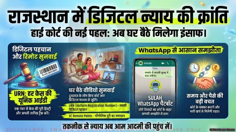 जोधपुर से शुरू हुआ न्याय का नया दौर: राजस्थान हाई कोर्ट का URN सिस्टम और WhatsApp सुलह मॉडल कैसे बदल रहा है अदालतों का चेहरा
