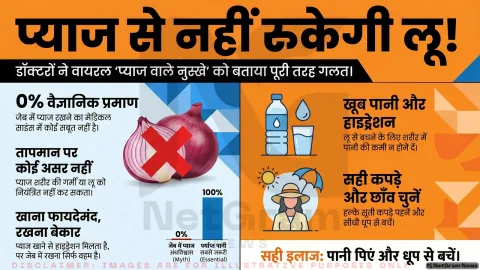 जेब में प्याज रखने से लू नहीं रुकती! वायरल दावे को डॉक्टरों ने बताया गलत, जानिए क्या है सच
