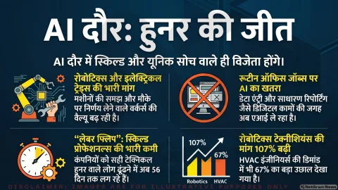 एआई के दौर में बदल रहा जॉब मार्केट: “स्किल्ड ट्रेड वर्कर्स और अनोखे दिमाग आगे जीतेंगे”