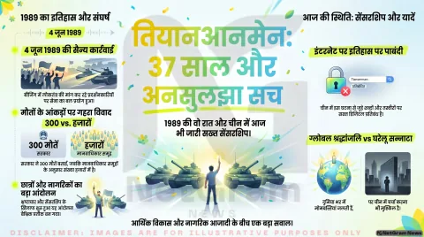 तियानआनमेन के 37 साल: चीन में अब भी दबा हुआ इतिहास, दुनिया भर में पीड़ितों को श्रद्धांजलि