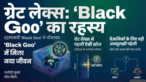 ग्रेट लेक्स की “ब्लैक गू” ने बढ़ाई वैज्ञानिकों की उत्सुकता, रहस्यमयी सूक्ष्म जीवों की खोज