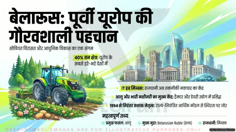 बेलारूस: पूर्वी यूरोप का शांत और कृषि-प्रधान देश, सोवियत विरासत और आधुनिक विकास का अनोखा मिश्रण