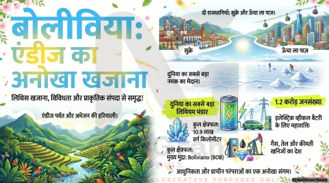 बोलीविया: एंडीज पर्वतों और समृद्ध संस्कृति से सजा दक्षिण अमेरिका का अनोखा देश
