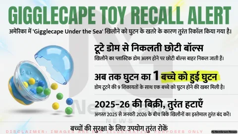 अमेरिका में बच्चों का ‘Gigglecape Under the Sea’ खिलौना रिकॉल, छोटे प्लास्टिक बॉल्स से घुटन का खतरा