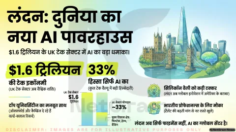 लंदन बना AI स्टार्टअप्स का बड़ा केंद्र, UK टेक सेक्टर की वैल्यू 1.6 ट्रिलियन डॉलर के करीब