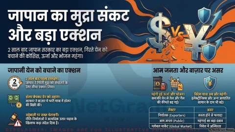 दो साल बाद जापान का बड़ा कदम: मुद्रा बाज़ार में दख़ल देकर येन को संभालने की कोशिश