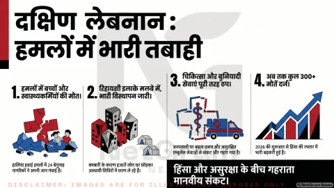 दक्षिण लेबनान में इज़राइली हवाई हमलों से तबाही, 19 से अधिक लोगों की मौत; बच्चों और पैरामेडिक समेत कई नागरिक बने निशाना