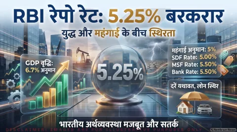 RBI Repo Rate 2026 Live: नहीं बढ़ेगी आपकी होम और कार लोन की EMI! जानिए रिजर्व बैंक की बैठक की 5 बड़ी बातें