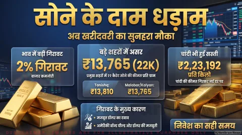 दिल्ली, मुंबई और बेंगलुरु में 22 कैरेट सोना सस्ता; जानिए प्रमुख शोरूम्स के रेट: Gold Rate Alert 28 September 2026
