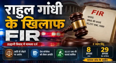 हल्द्वानी शुद्धिकरण मामले में राहुल गांधी पर BNS और SC/ST एक्ट में केस; तुरंत पढ़ें पूरी कानूनी रिपोर्ट : Rahul Gandhi FIR Alert
