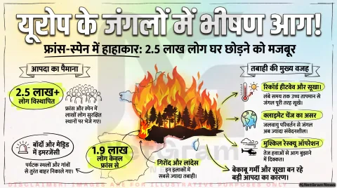 अगर आप भी बना रहे हैं यूरोप घूमने का प्लान, तो सावधान! फ्रांस के बॉर्दो और मैड्रिड के जंगलों में लगी भीषण आग का पूरा सच