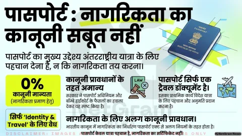 फैक्ट-चेक: क्या पासपोर्ट ही नागरिकता का प्रमाण है? सरकार ने कानूनी स्थिति की स्पष्ट की तस्वीर