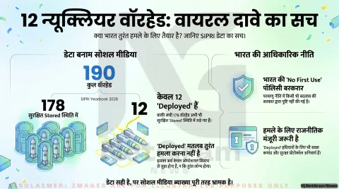 दावा: “भारत ने 12 न्यूक्लियर वॉरहेड तुरंत हमले के लिए तैनात कर दिए” – क्या यह सच है?