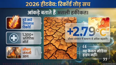 Copernicus Data Fact Check Updates: 18 देशों में टूटे रिकॉर्ड और जंगलों की आग; जानिए विस्तृत रिपोर्ट