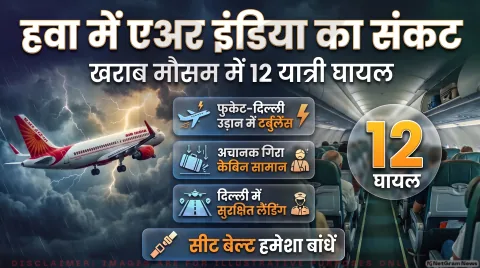 Air India Phuket-Delhi : 12 यात्री घायल, सुरक्षित लैंडिंग; तुरंत पढ़ें केबिन क्रू की ग्राउंड रिपोर्ट