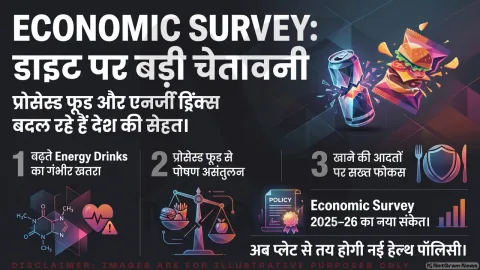 भारत की हेल्थ पॉलिसी में बड़ा बदलाव: अब निशाने पर जंक फूड, एनर्जी ड्रिंक्स और खराब खानपान