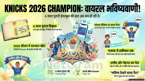 6 साल पुरानी ईयरबुक की भविष्यवाणी हुई वायरल, Knicks की सफलता के बाद चर्चा में न्यूयॉर्क का युवक