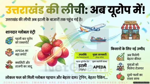 उत्तराखंड की लीची पहुंची यूरोप, इटली को पहली खेप भेजे जाने से किसानों को मिली नई उम्मीद