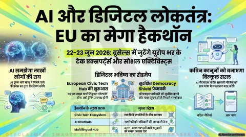यूरोपीय कमीशन का Civic Tech Hackathon: लोकतांत्रिक भागीदारी बढ़ाने के लिए AI आधारित समाधानों पर जोर