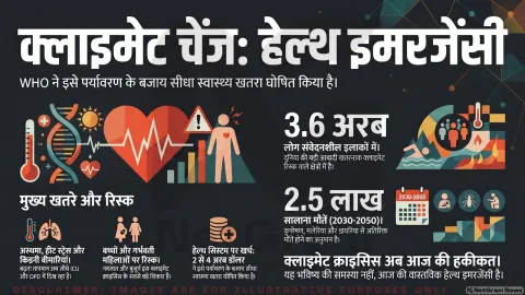 गर्म होती धरती, बिगड़ती सेहत: WHO की चेतावनी—बच्चों और गर्भवती महिलाओं पर सबसे बड़ा खतरा