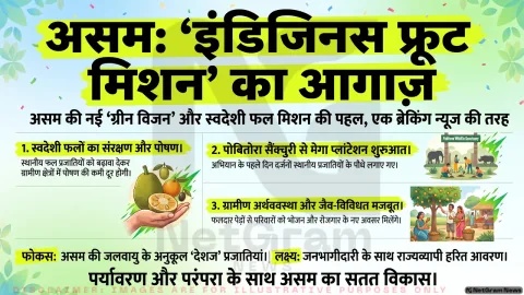 असम ने शुरू किया ‘ग्रीन विज़न’ अभियान, मेगा प्लांटेशन ड्राइव के साथ Indigenous Fruit Mission की शुरुआत