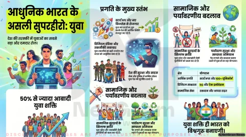 भारतीय युवाओं की जिम्मेदारियां और देश के विकास में उनकी भागीदारी