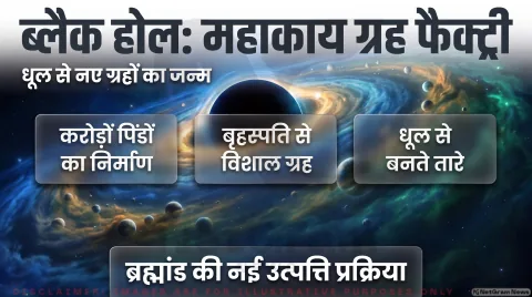 सुपरमैसिव ब्लैक होल साइंस अलर्ट: ब्लैक होल के पास ग्रह निर्माण की खोज; तुरंत पढ़ें रिसर्च की पूरी रिपोर्ट