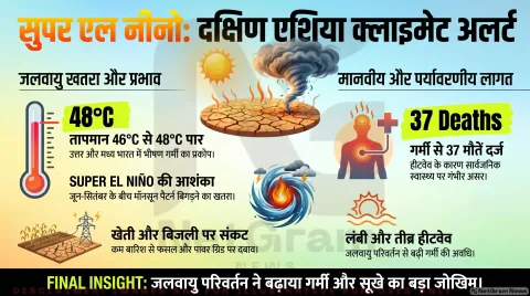 झुलसा देने वाली गर्मी के बीच Super El Niño की आशंका, मॉनसून और खाद्य सुरक्षा को लेकर बढ़ी चिंता
