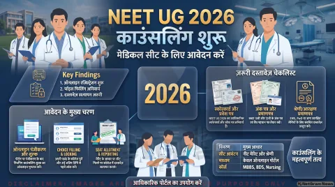 NEET UG Counselling 2026 आज से रजिस्ट्रेशन शुरू; तुरंत पढ़ें चॉइस लॉकिंग और फीस पेमेंट की पूरी गाइड
