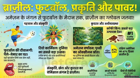 ब्राज़ील: अमेज़न, फुटबॉल और रंगीन संस्कृति की पहचान