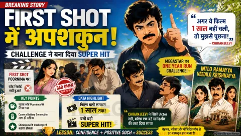 Chiranjeevi Movie Story: First Shot में हुआ अपशकुन, लोगों ने कहा Flop होगी Film, लेकिन Megastar के Challenge ने बना दिया Super Hit