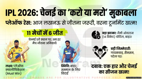 लखनऊ बनाम चेन्नई — करो या मरो मुकाबला, प्लेऑफ की रेस हुई और रोमांचक