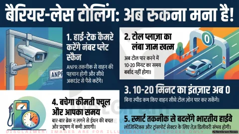 देश में शुरू हुई बैरियर-लेस टोलिंग, अब बिना रुके कटेगा टोल