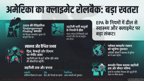 जब अमेरिका ने क्लाइमेट खतरे पर कदम पीछे खींचे: EPA के फैसले ने दुनिया को क्यों चौंकाया?