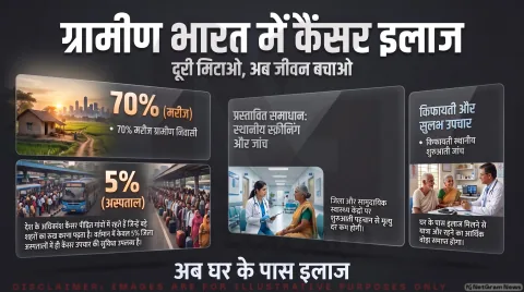 ग्रामीण इलाकों तक पहुंचेगा कैंसर का इलाज; Indian Cancer Society ने सरकार से की बड़ी सिफारिशें: Cancer Care Policy Alert 2026
