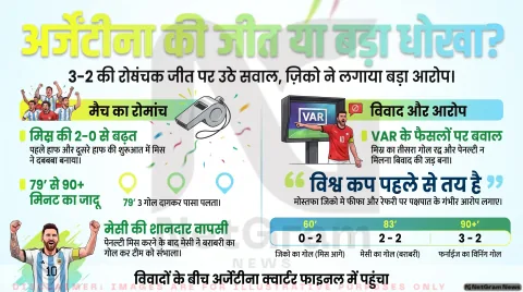 अर्जेंटीना पर भड़के मिस्र के स्टार मोस्तफा ज़िको, बोले- "विश्व कप पहले से तय है, ट्रॉफी अर्जेंटीना को दी जा रही है