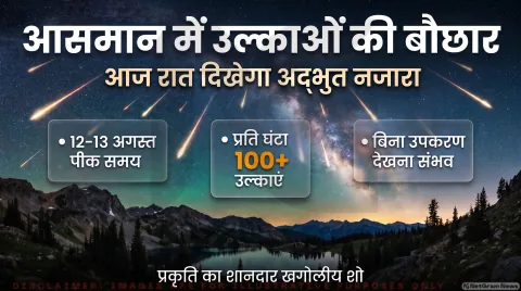 अगर आप भी 12-13 अगस्त की रात देखना चाहते हैं 'टूटते तारे', तो थोड़ा ठहरिए! तुरंत जानें देखने का बेस्ट स्पॉट