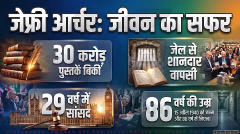 जानिए 4 साल की जेल, राजनीतिक पतन और जेफ्री आर्चर की शानदार वापसी का पूरा सफर: From Prison Cell to Global Bestseller