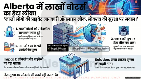 कनाडा के Alberta में वोटर डेटा लीक का शक, चुनावी सुरक्षा पर उठे बड़े सवाल