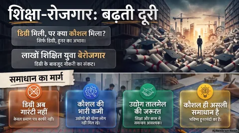 Education & Employment Gap Analysis 2026: डिग्री बनाम कौशल; तुरंत पढ़ें एक्सपर्ट्स की 5 सबसे बड़ी सिफारिशें