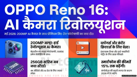 OPPO Reno 16 सीरीज़ भारत लॉन्च के करीब, 200 MP कैमरा और AI फीचर्स पर बड़ा दांव