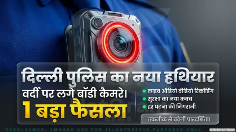 विरोध-प्रदर्शनों में पुलिसकर्मियों के लिए बॉडी कैमरा अनिवार्य; जानिए पूरी गाइडलाइन : Delhi Police Security Protocol 2026