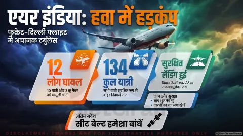 दिल्ली एयरपोर्ट पर मची खलबली! एयर इंडिया की फ्लाइट में भारी टर्बुलेंस के बाद इमरजेंसी मेडिकल टीम तैनात