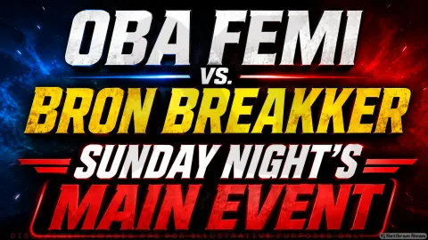 Raw में हाथापाई के बाद बड़ा ऐलान: अटलांटा में भिड़ेंगे Oba Femi और Bron Breakker, ऐसे देखें लाइव मैच