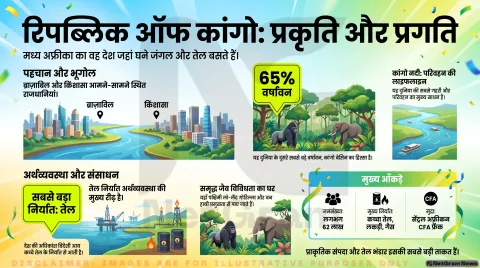 रिपब्लिक ऑफ कांगो: मध्य अफ्रीका का देश, जानिए इतिहास, संस्कृति, अर्थव्यवस्था और पूरी जानकारी