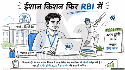 Ishan Kishan RBI Job: टेस्ट टीम से बाहर होने के बाद ईशान किशन ने दोबारा संभाली RBI की नौकरी, जानें दलीप ट्रॉफी का शेड्यूल