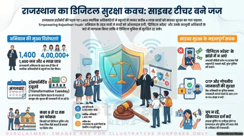 राजस्थान के जज बने साइबर टीचर: एक दिन की क्लास से चार लाख बच्चों को ऑनलाइन ठगी से बचाने की कोशिश