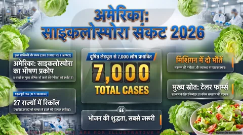 अमेरिका में फूटा Cyclospora आउटब्रेक! 27 राज्यों में अलर्ट, Taco Bell और कई बड़ी चेन ने वापस मंगाया लेट्यूस
